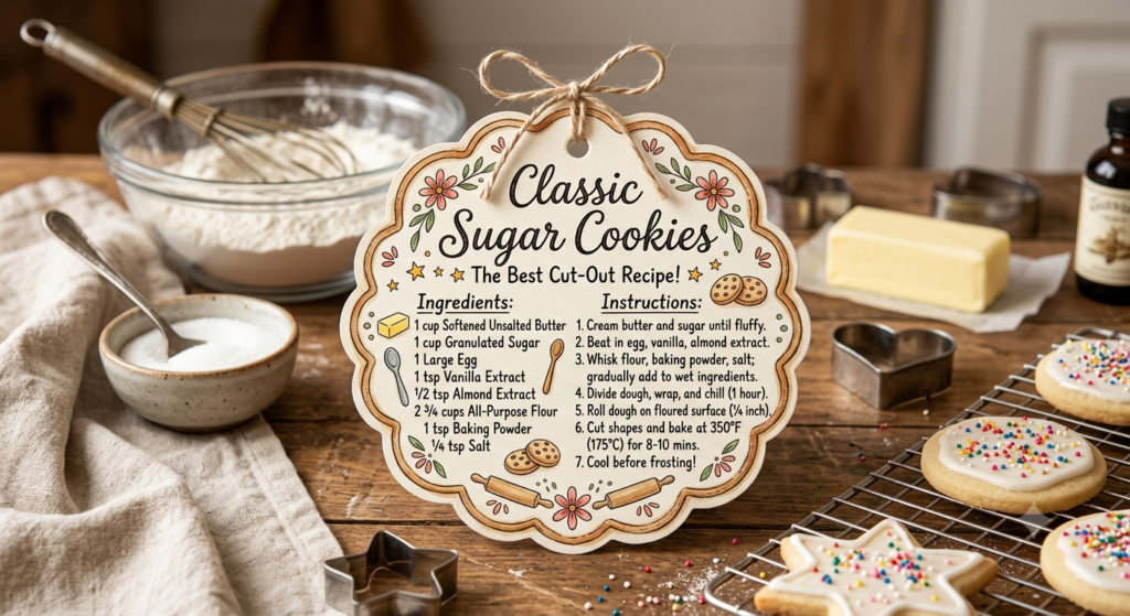 Sugar Cookie Recipe Cut Out